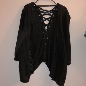 Torrid black cardigan